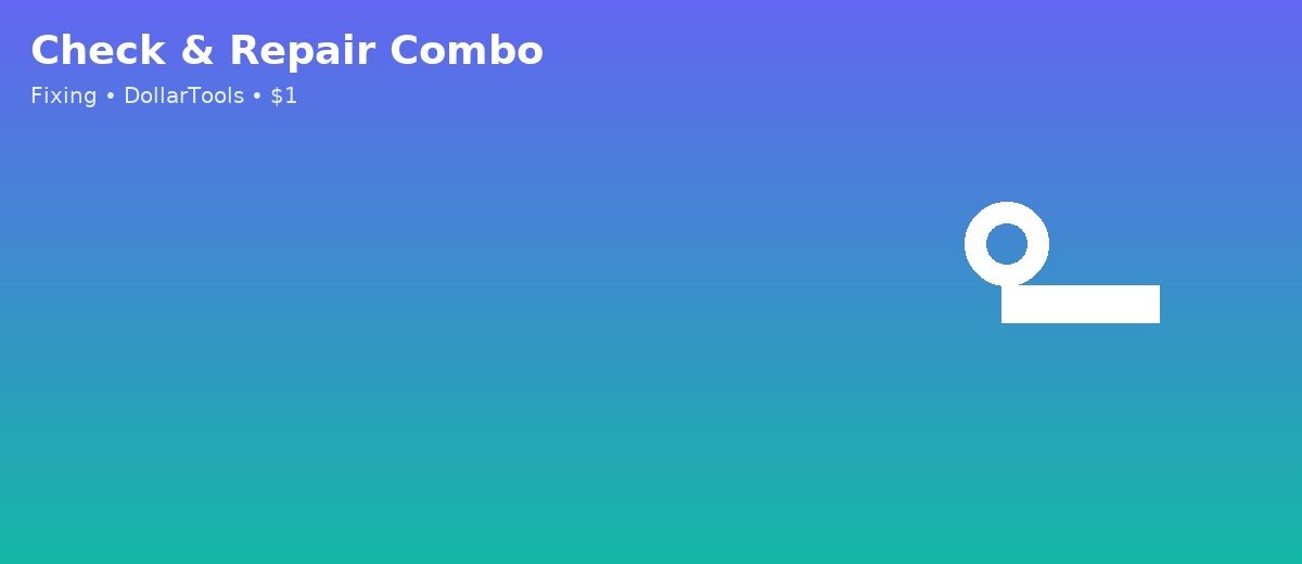 Check & Repair Combo banner