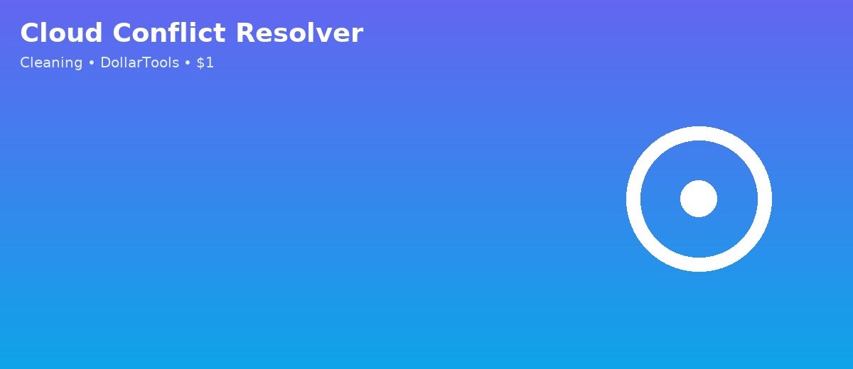 Cloud Conflict Resolver banner