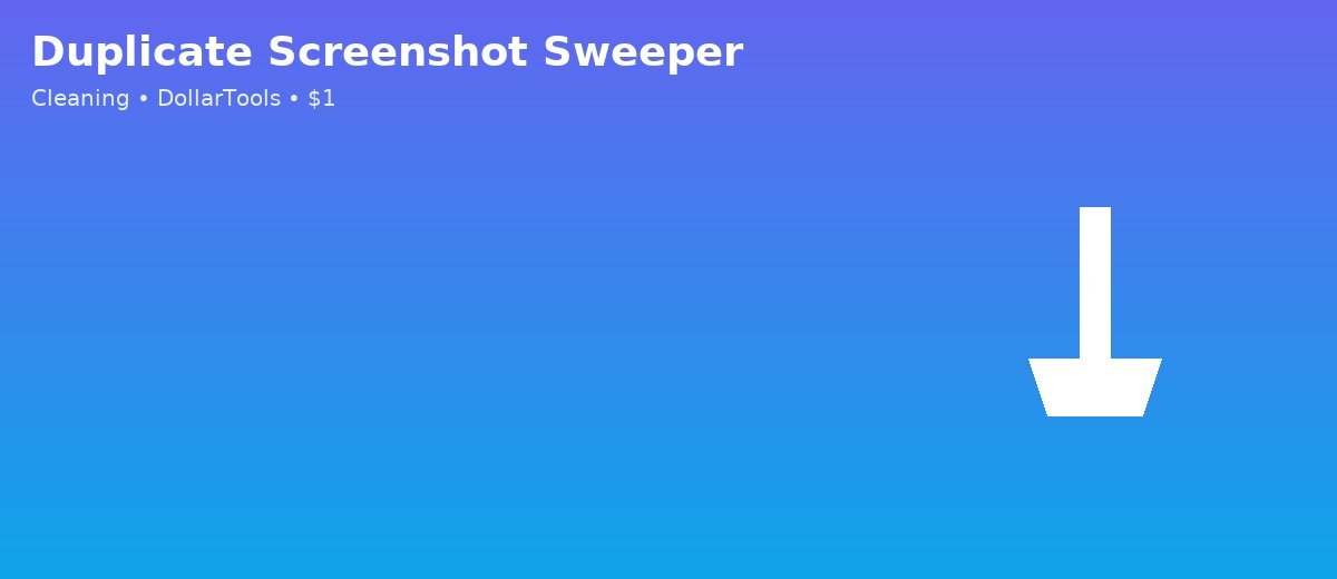 Duplicate Screenshot Sweeper banner