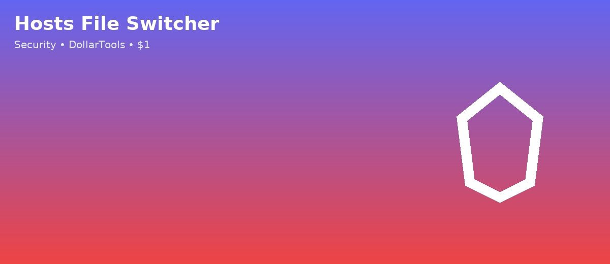 Hosts File Switcher banner