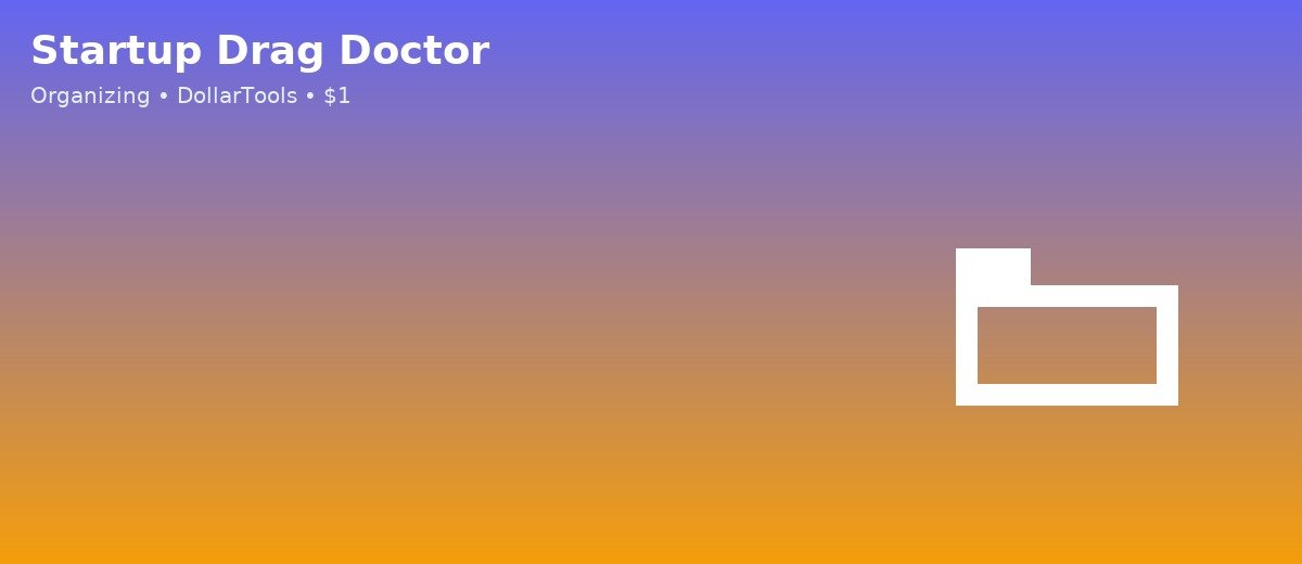 Startup Drag Doctor banner