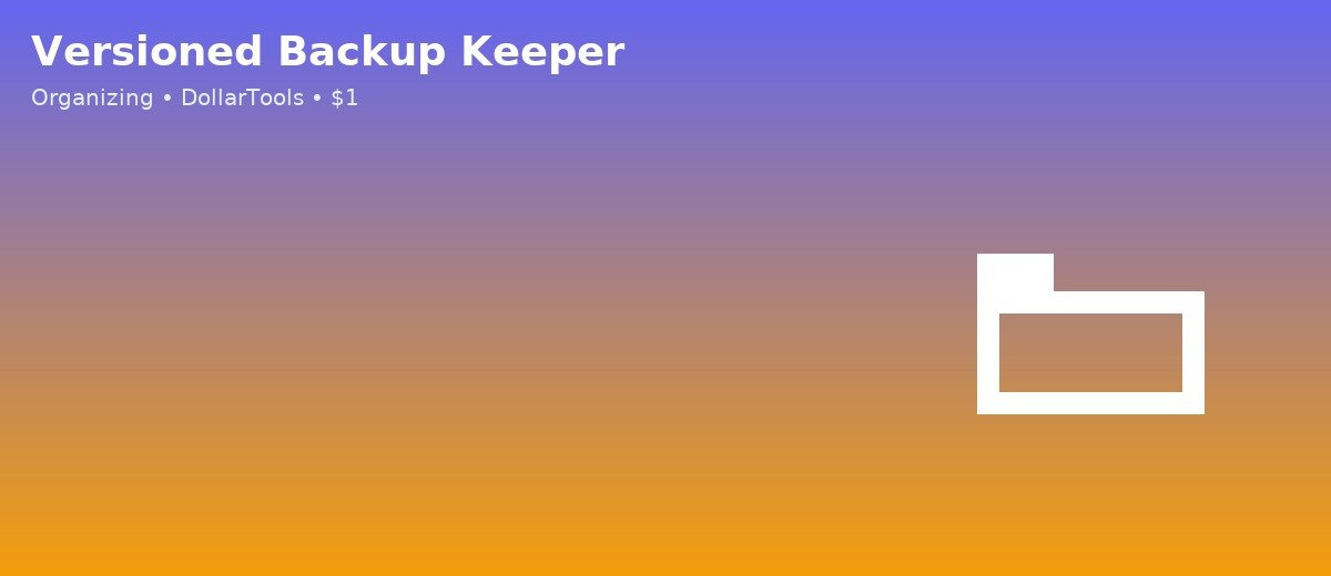 Versioned Backup Keeper banner
