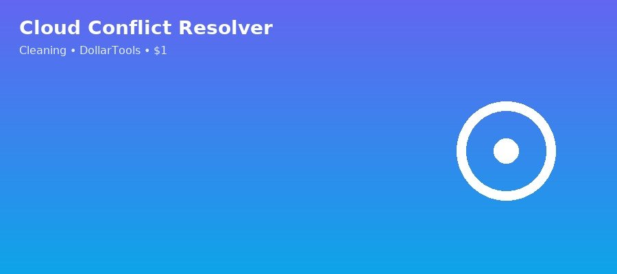 Cloud Conflict Resolver